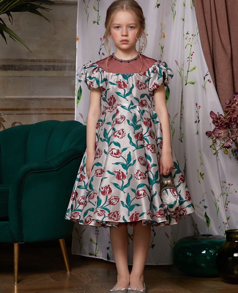 red tulip dress Fluid Red Tulip Draped Gown G2132