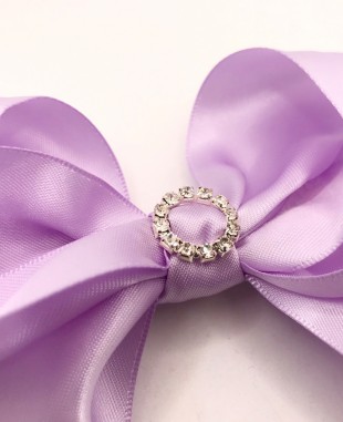 Purple Bow Hairclip