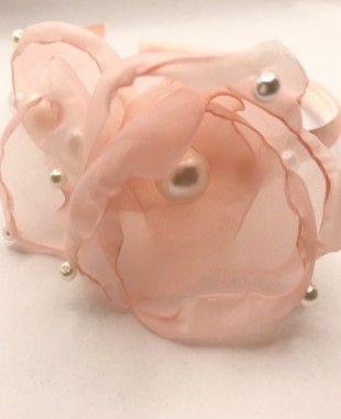 Pink Flower Hairband